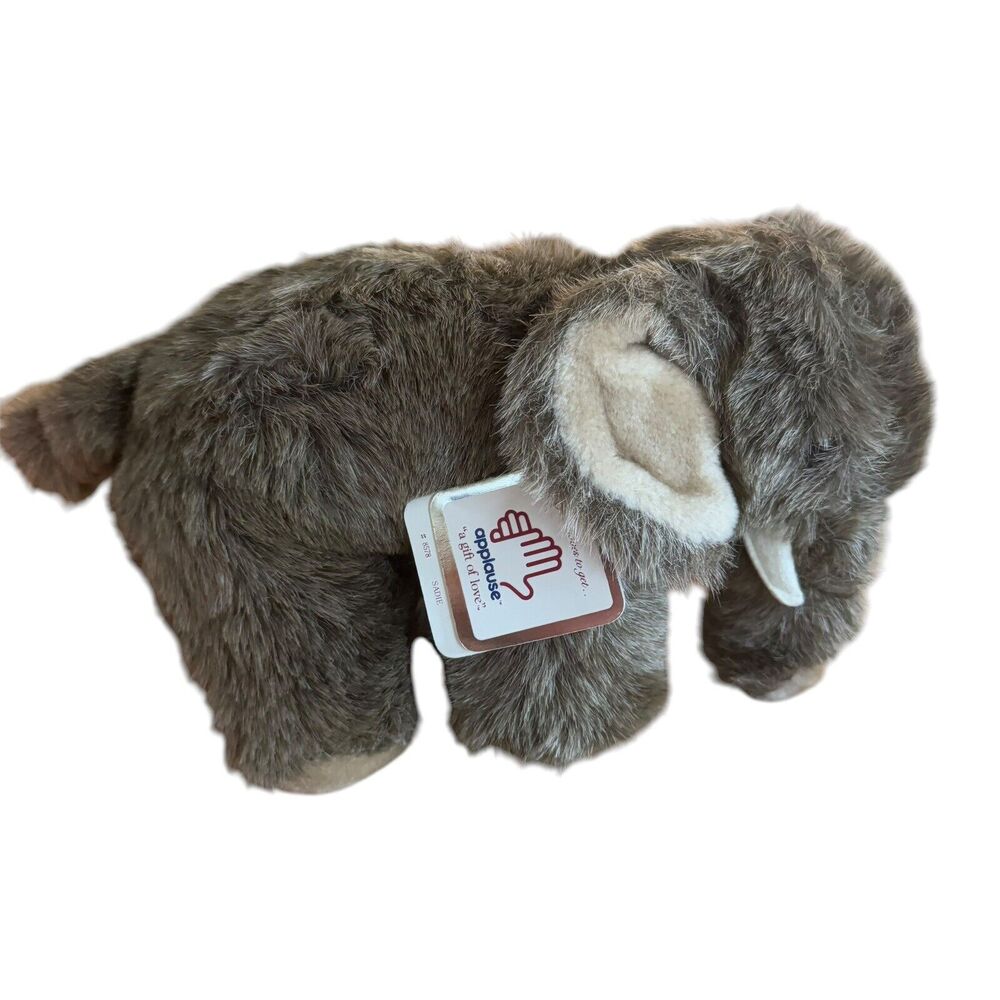 Applause Wooly Mammoth Plush Vntg 80s SADIE 8578 Stuffed‎ Animal Prehistoric 11"